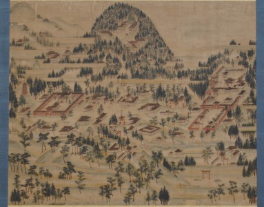 　紙本彩色「日吉山王宮曼荼羅図」（一部）