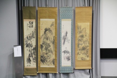 石丸先生所蔵の横井金谷画の掛軸